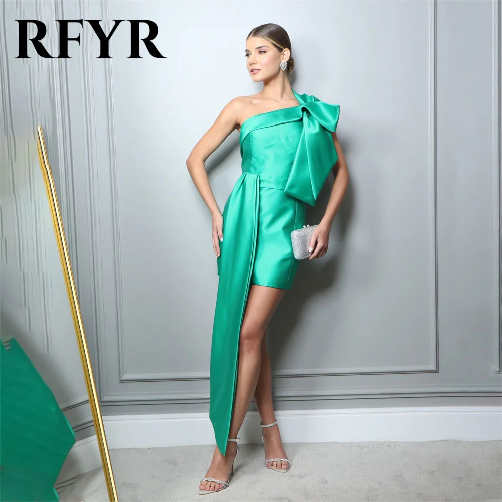 RFYR Vintage Green فساتين سهرة Elegant Sleeveless Gala Dresses One Shoulder Evening Dresses Mini Mermaid 2024 Robe De Soirée
RFYR Vintage Green فساتين سهرة Elegant Sleeveless Gala Dresses One Shoulder Evening Dresses Mini Mermaid 2024 Robe De Soirée