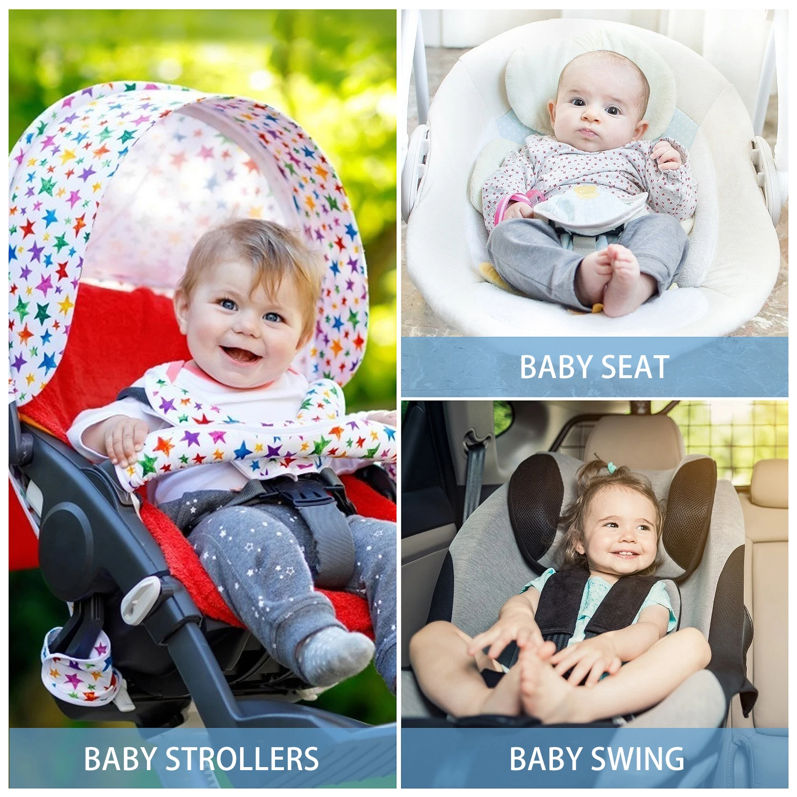 Universal Stroller Seat Cushion Soft Baby Car Seat Insert Mat Comfortable Support Pillow For Infant Toddler Stroller
Universal Stroller Seat Cushion Soft Baby Car Seat Insert Mat Comfortable Support Pillow For Infant Toddler Stroller