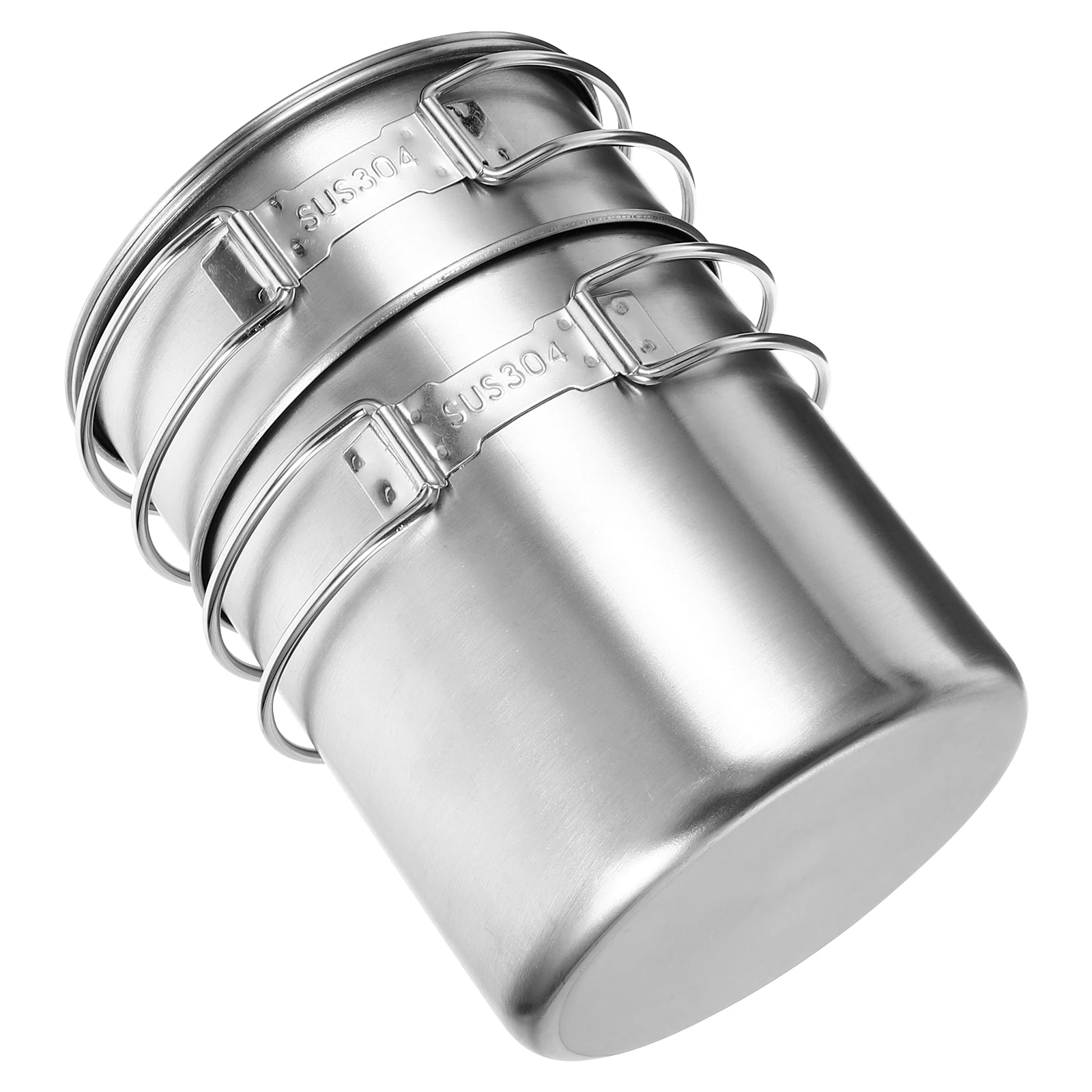 Outdoor Cookware Set Stainless Steel Camping Mug Portable Stackable Coffee Cup Tea Pot Hiking Gear Outdoor Water
Outdoor Cookware Set Stainless Steel Camping Mug Portable Stackable Coffee Cup Tea Pot Hiking Gear Outdoor Water