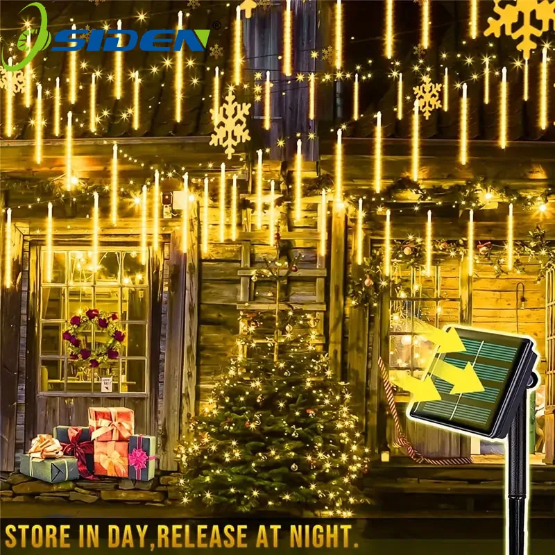 Solar Meteor Rain Lights 8 Tubes Outdoor Waterproof Garden Holiday Lighting Decorations Landscape Lamps For Party Wedding
Solar Meteor Rain Lights 8 Tubes Outdoor Waterproof Garden Holiday Lighting Decorations Landscape Lamps For Party Wedding