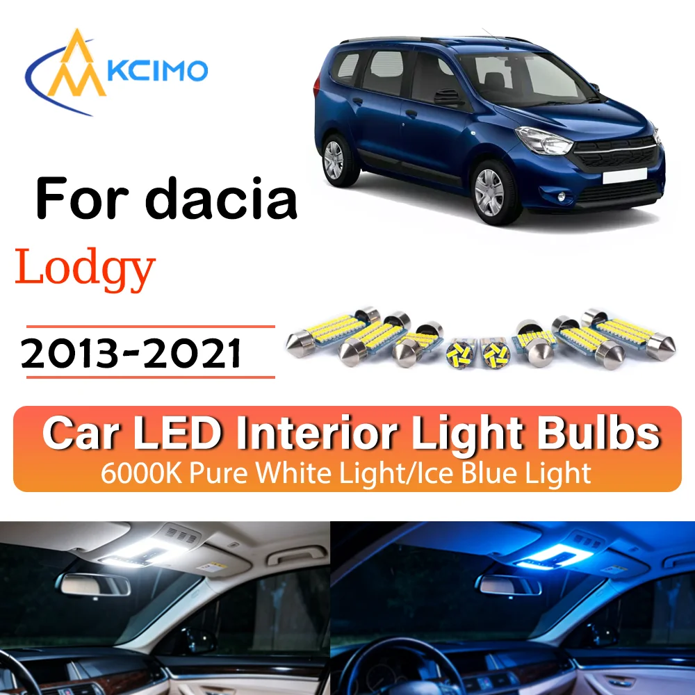 High Quality LED Interior Lights For Dacia Lodgy (2013-2021) Two Colors Choice Super Bright Easy Install Decor
High Quality LED Interior Lights For Dacia Lodgy (2013-2021) Two Colors Choice Super Bright Easy Install Decor