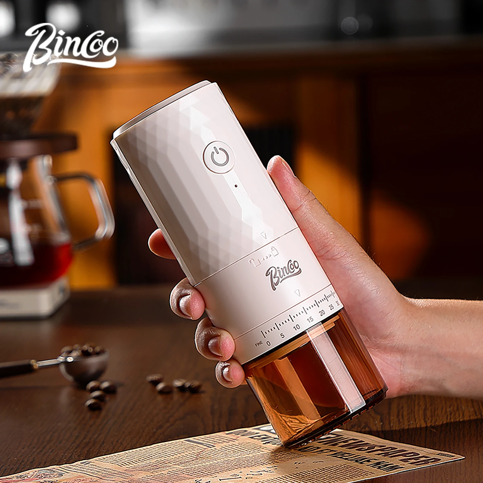 BINCOO Electric Coffee Grinder Compact Home Coffee Bean Mill Portable Coffee Machine Automatic Bean Grinder
BINCOO Electric Coffee Grinder Compact Home Coffee Bean Mill Portable Coffee Machine Automatic Bean Grinder
