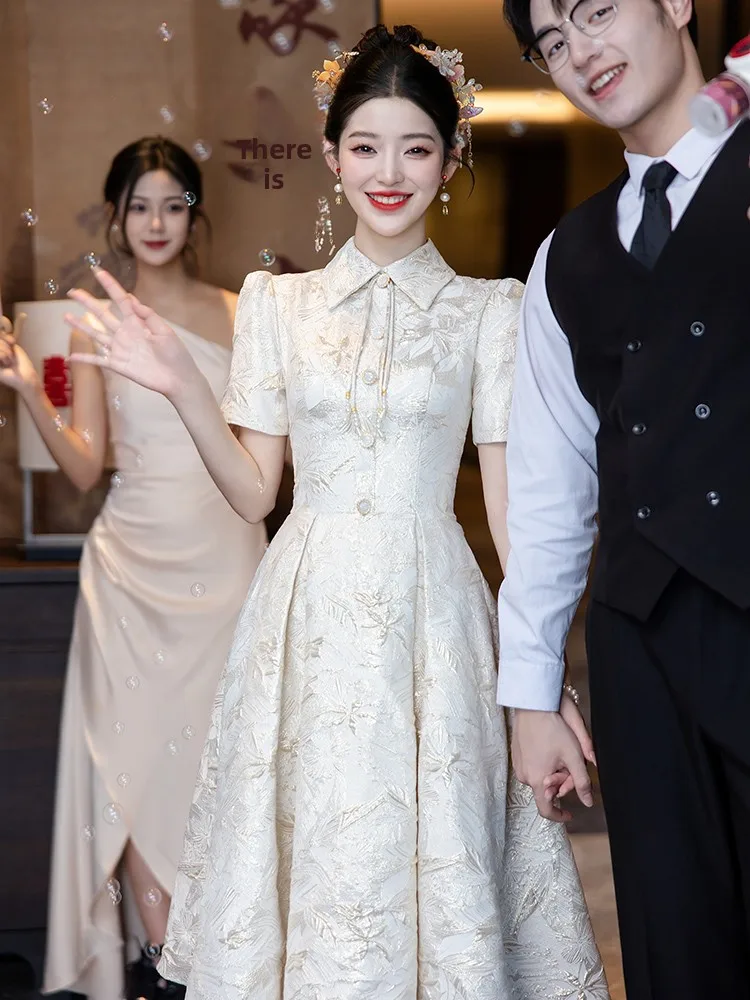 New Chinese Sle Wedding Dr Women's Formal Evening Gown ort Sve Zipper Front Vintage Faion mid Waist Slim Fit
New Chinese Sle Wedding Dr Women's Formal Evening Gown ort Sve Zipper Front Vintage Faion mid Waist Slim Fit