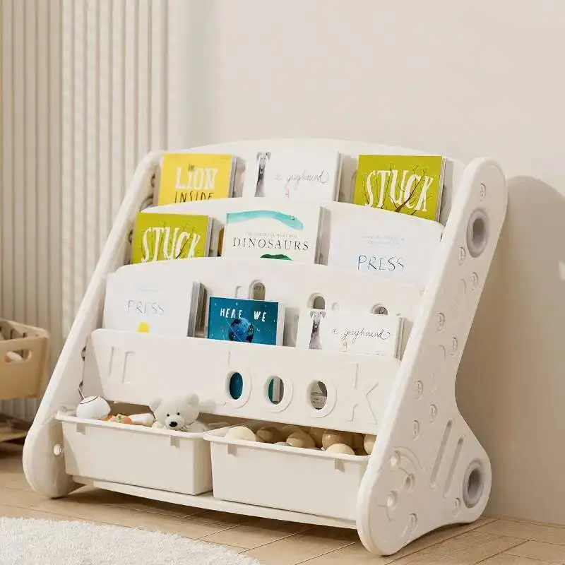Children's Bookshelf Home Living Room Bedroom Children's Picture Books Toy Storage Cabinet Snacks Sundries Organizer Shelf
Children's Bookshelf Home Living Room Bedroom Children's Picture Books Toy Storage Cabinet Snacks Sundries Organizer Shelf