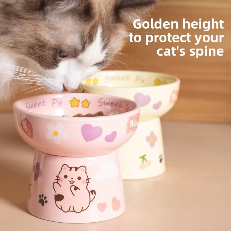 Чаша Cerc, двойная миска для воды, милая миска для домашних животных, высокая нога, защита наклона, горловина, миска для еды s
Чаша Cerc, двойная миска для воды, милая миска для домашних животных, высокая нога, защита наклона, горловина, миска для еды s