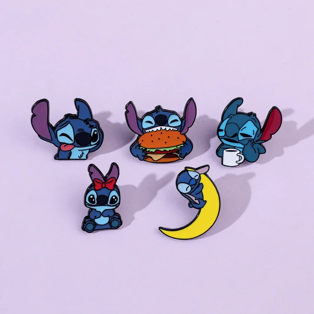 5pcs Disney Anime Peripheral Stitch Originality Cartoon Metal Brooches Badge Accessory Clothes Backpack Decoration Couple Gift
5pcs Disney Anime Peripheral Stitch Originality Cartoon Metal Brooches Badge Accessory Clothes Backpack Decoration Couple Gift