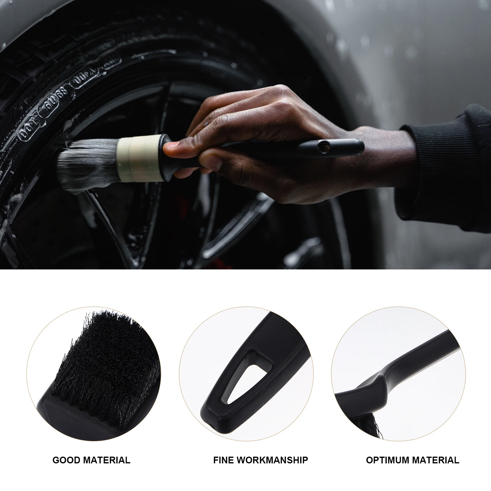 Plastic Tire for Car Cleaning Durable Professional Accessory Excellent Craftsmanship Non Scratching Multi Functional 
Plastic Tire for Car Cleaning Durable Professional Accessory Excellent Craftsmanship Non Scratching Multi Functional