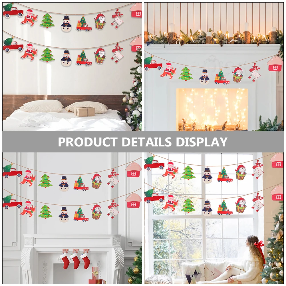 1 Set Christmas Diy Wooden Banner Xmas Bunting Decoration Indoor Outdoor Party Holiday Hanging Garland Wall Decorative Bunting
1 Set Christmas Diy Wooden Banner Xmas Bunting Decoration Indoor Outdoor Party Holiday Hanging Garland Wall Decorative Bunting