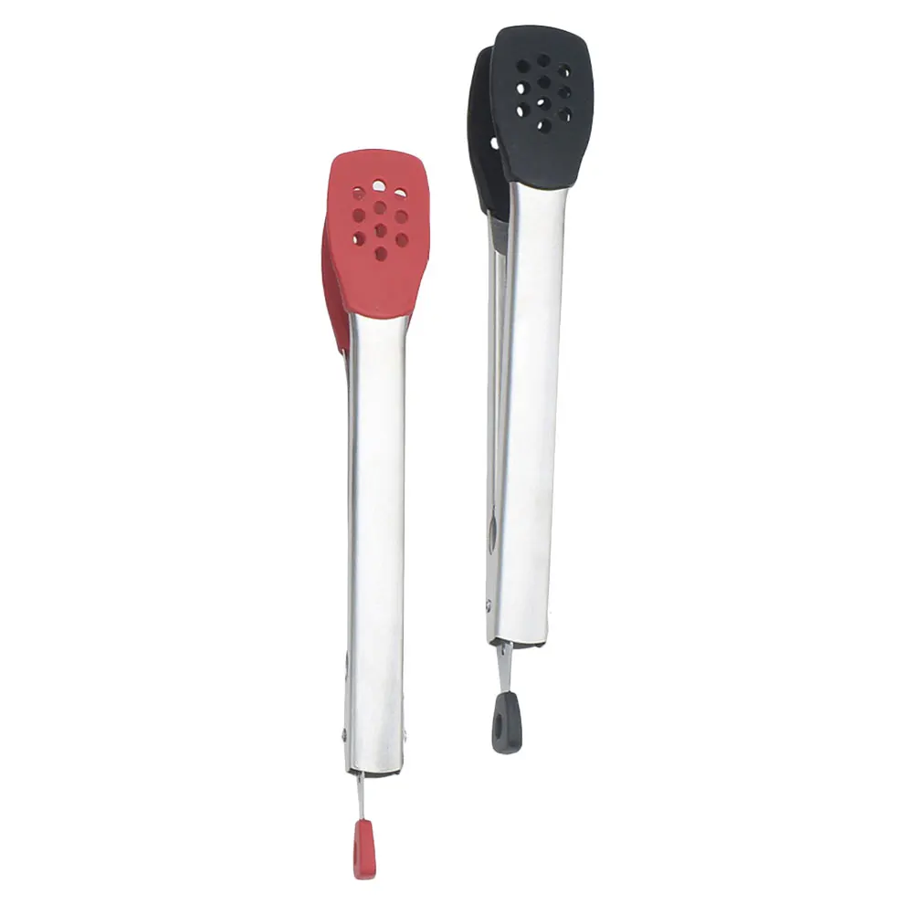 2pcs Food Tongs Stainless Steel Silicone Barbecue Clamp Kitchen Tools Heat Resistant Rust Proof Lightweight Ergonomic Handles
2pcs Food Tongs Stainless Steel Silicone Barbecue Clamp Kitchen Tools Heat Resistant Rust Proof Lightweight Ergonomic Handles