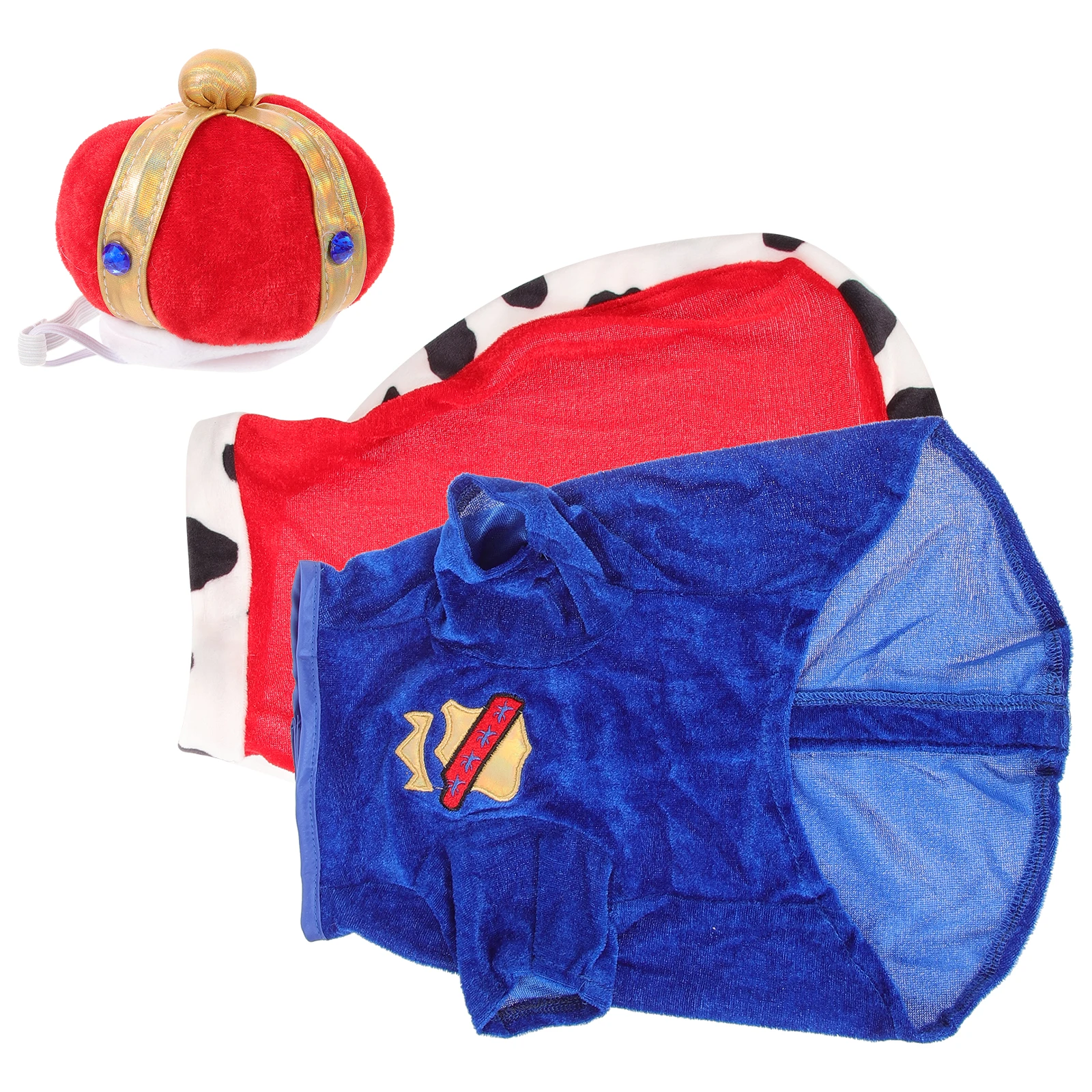 Dog Crown Hat and Cape Pet Clothes for Coats Small Dogs Costume King Accessory Travel Outfits
Dog Crown Hat and Cape Pet Clothes for Coats Small Dogs Costume King Accessory Travel Outfits