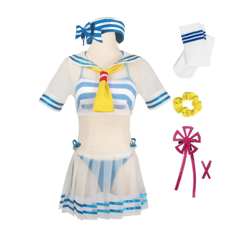 Anime Rem Cosplay Costume Girls Sailor suit Swimsuit Set Full Comic Character Role Play Outfits Halloween Party For Women
Anime Rem Cosplay Costume Girls Sailor suit Swimsuit Set Full Comic Character Role Play Outfits Halloween Party For Women
