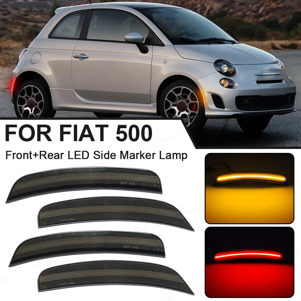 4PCS LED Side Marker Lights For Fiat 500 500E Sport 2011 2012 2013 2014 2015 2016 2017 Bumper Fender Front Amber Rear Red
4PCS LED Side Marker Lights For Fiat 500 500E Sport 2011 2012 2013 2014 2015 2016 2017 Bumper Fender Front Amber Rear Red