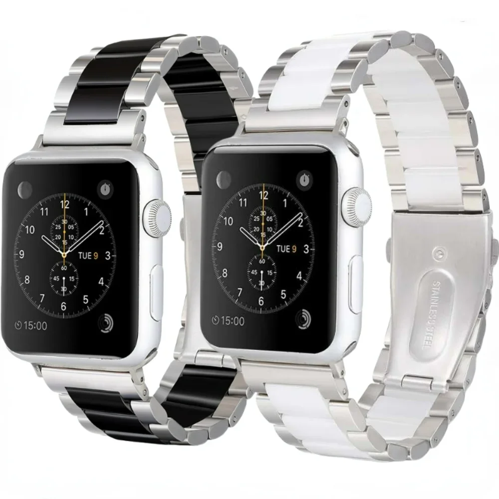 Керамический ремешок для Apple Watch Ultra 49 мм 45 мм 44 мм 46 мм 42 мм 41 мм 40 мм Металлический ремешок для часов iWatch Series 10 9 8 7 6 5 4 SE Band
Керамический ремешок для Apple Watch Ultra 49 мм 45 мм 44 мм 46 мм 42 мм 41 мм 40 мм Металлический ремешок для часов iWatch Series 10 9 8 7 6 5 4 SE Band