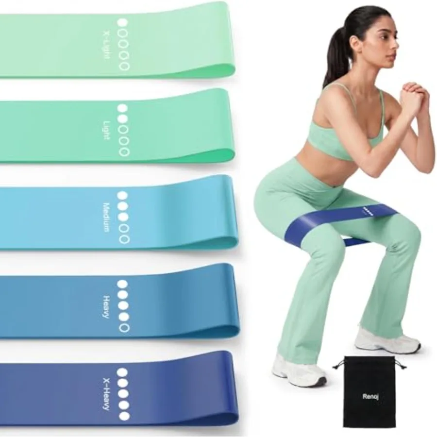 Resistance Bands for Working Out, 5-Pack Elastic Loop Exercise Bands for Strength Training Stretching, Home Gym Equipment for P
Resistance Bands for Working Out, 5-Pack Elastic Loop Exercise Bands for Strength Training Stretching, Home Gym Equipment for P