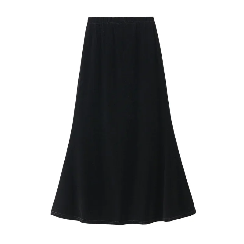 Autumn Winter High Waist Long Skirt Women Vintage Golden Velvet Slim Fit Mermaid Skirts Female Elegant Streetwear Midi Skirts
Autumn Winter High Waist Long Skirt Women Vintage Golden Velvet Slim Fit Mermaid Skirts Female Elegant Streetwear Midi Skirts
