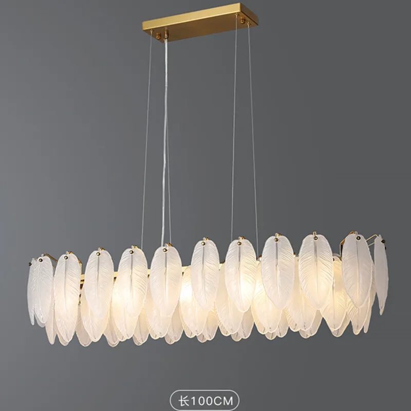 Modern Ceiling Chandeliers 2022 New Lighting for Dining Room Home Decor Glass Feather Chandeliers Luxury Gold
Modern Ceiling Chandeliers 2022 New Lighting for Dining Room Home Decor Glass Feather Chandeliers Luxury Gold