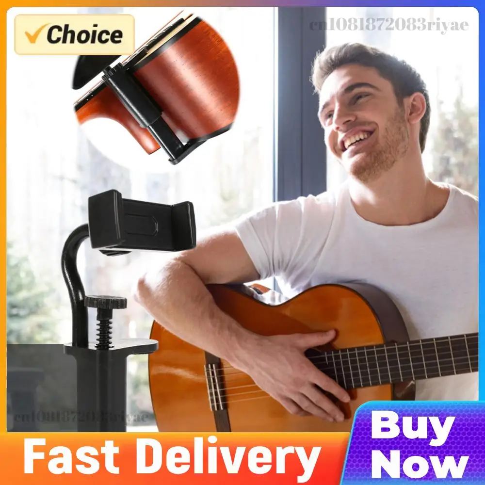 Guitar Phone Holder Hands-Free Adjustable Phone Support Multi-Purpose Thick Guitar Cellphone Mount For Digital Sheet Music
Guitar Phone Holder Hands-Free Adjustable Phone Support Multi-Purpose Thick Guitar Cellphone Mount For Digital Sheet Music