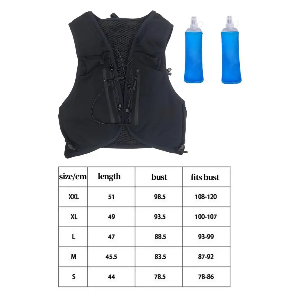 Hydration Vest Daypack 12L Capacity for Men Women Bicycle Hiking Cycling Waterproof Running Gear Daypack Runner Rucksack
Hydration Vest Daypack 12L Capacity for Men Women Bicycle Hiking Cycling Waterproof Running Gear Daypack Runner Rucksack