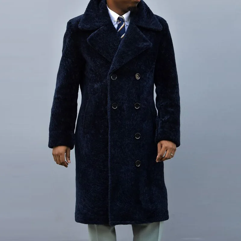 Nice autumn and winter Pop European and American men's Plush medium and long casual fleece warm coat
Nice autumn and winter Pop European and American men's Plush medium and long casual fleece warm coat