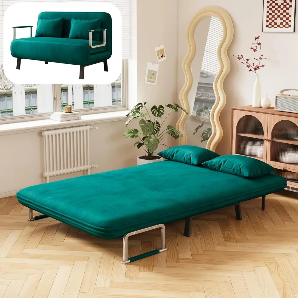 Foldable Sleeper Sofa Bed,3 in 1 Convertible Sofa Bed with 6-Position Adjustable Backrest, Multi-Functional Velvet Tri-Fold Sofa
Foldable Sleeper Sofa Bed,3 in 1 Convertible Sofa Bed with 6-Position Adjustable Backrest, Multi-Functional Velvet Tri-Fold Sofa