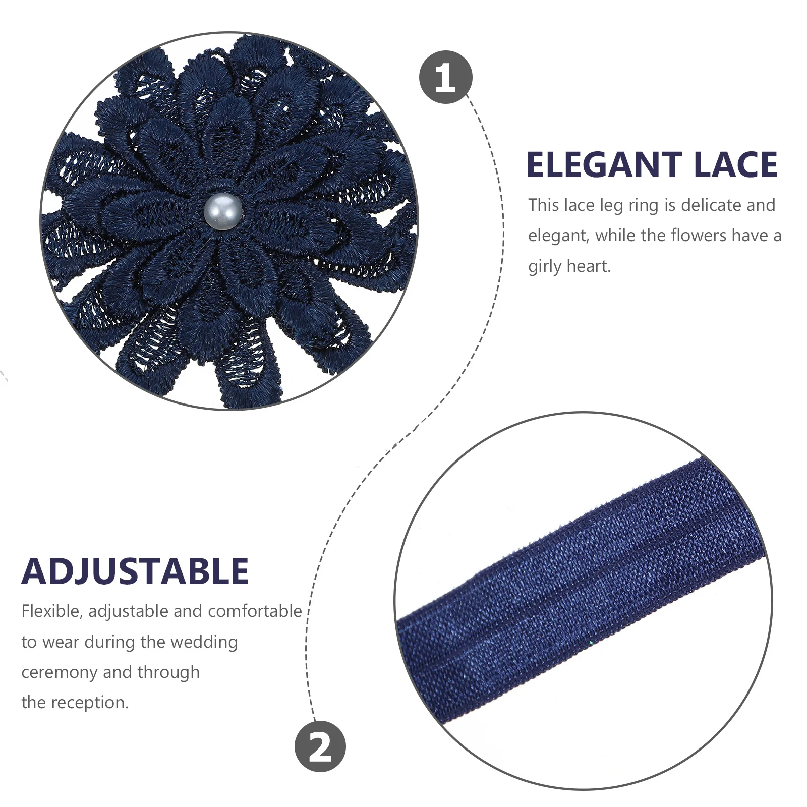 1 Pair Pearl Leg Bands Lace Garter Wedding Bridal Accessory Thigh Ring For Bride Women Decorative Garters Floral Lace Band
1 Pair Pearl Leg Bands Lace Garter Wedding Bridal Accessory Thigh Ring For Bride Women Decorative Garters Floral Lace Band