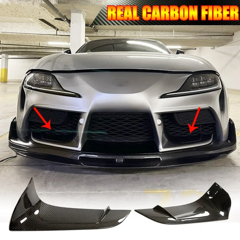 For Toyota Supra GR A90 A91 2020-25 REAL CARBON Front Bumper Vent Garnish Cover Car Accessories
For Toyota Supra GR A90 A91 2020-25 REAL CARBON Front Bumper Vent Garnish Cover Car Accessories