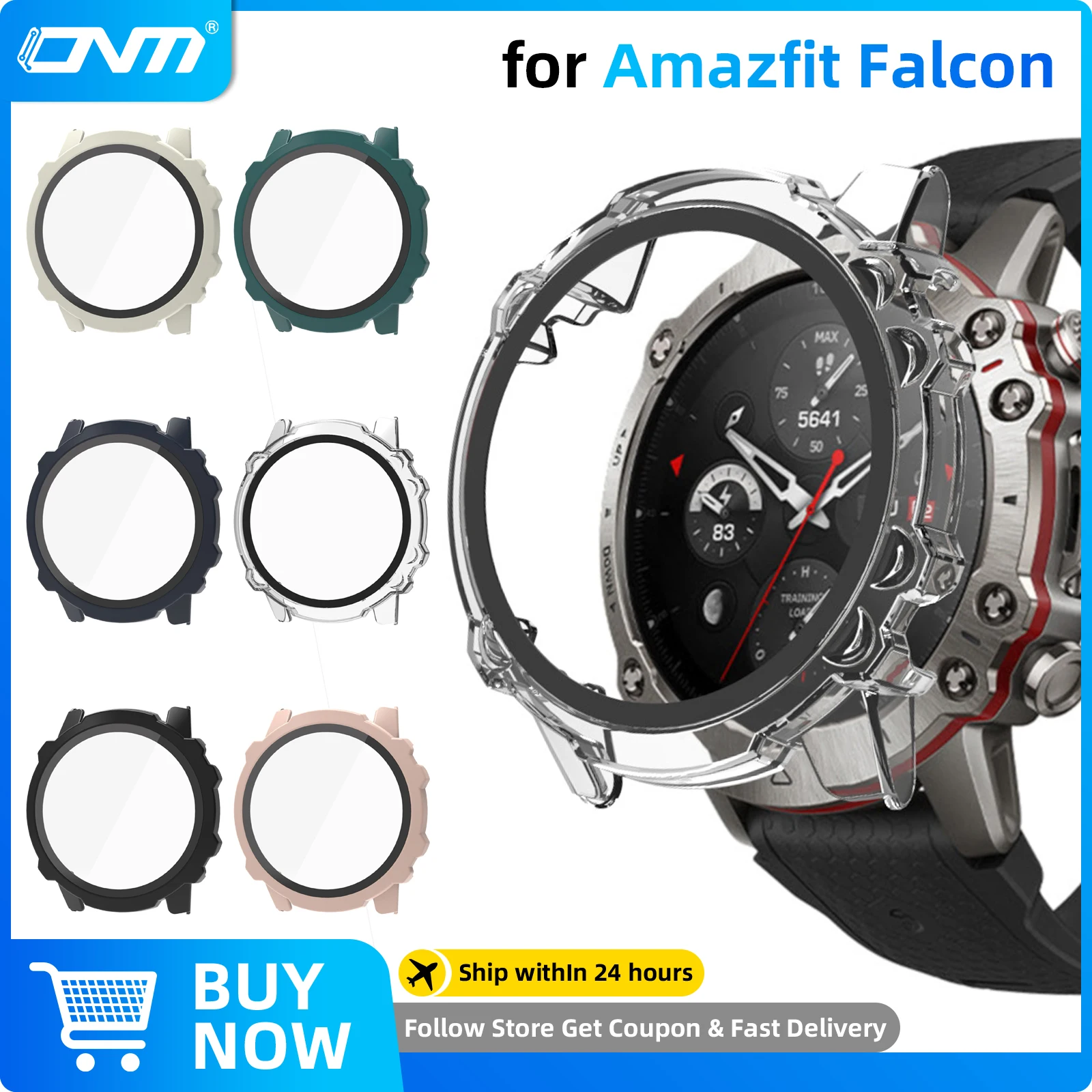 Glass+Hard Case for Amazfit Falcon Screen Protector Tempered Glass Anti-scratch Bumper Protection Cover Case Shell Accessories
Glass+Hard Case for Amazfit Falcon Screen Protector Tempered Glass Anti-scratch Bumper Protection Cover Case Shell Accessories
