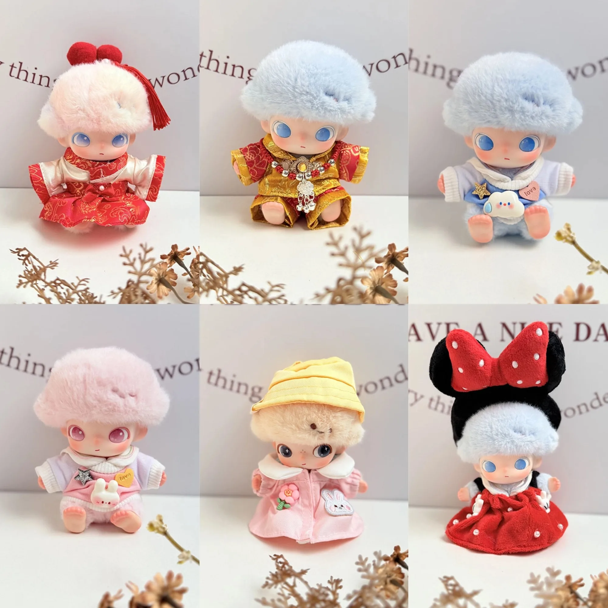 Clothes for Dimoo New Year Festive Sweater & Princess Dress Set Outfit for 15cm 17cm Doll Costume
Clothes for Dimoo New Year Festive Sweater & Princess Dress Set Outfit for 15cm 17cm Doll Costume