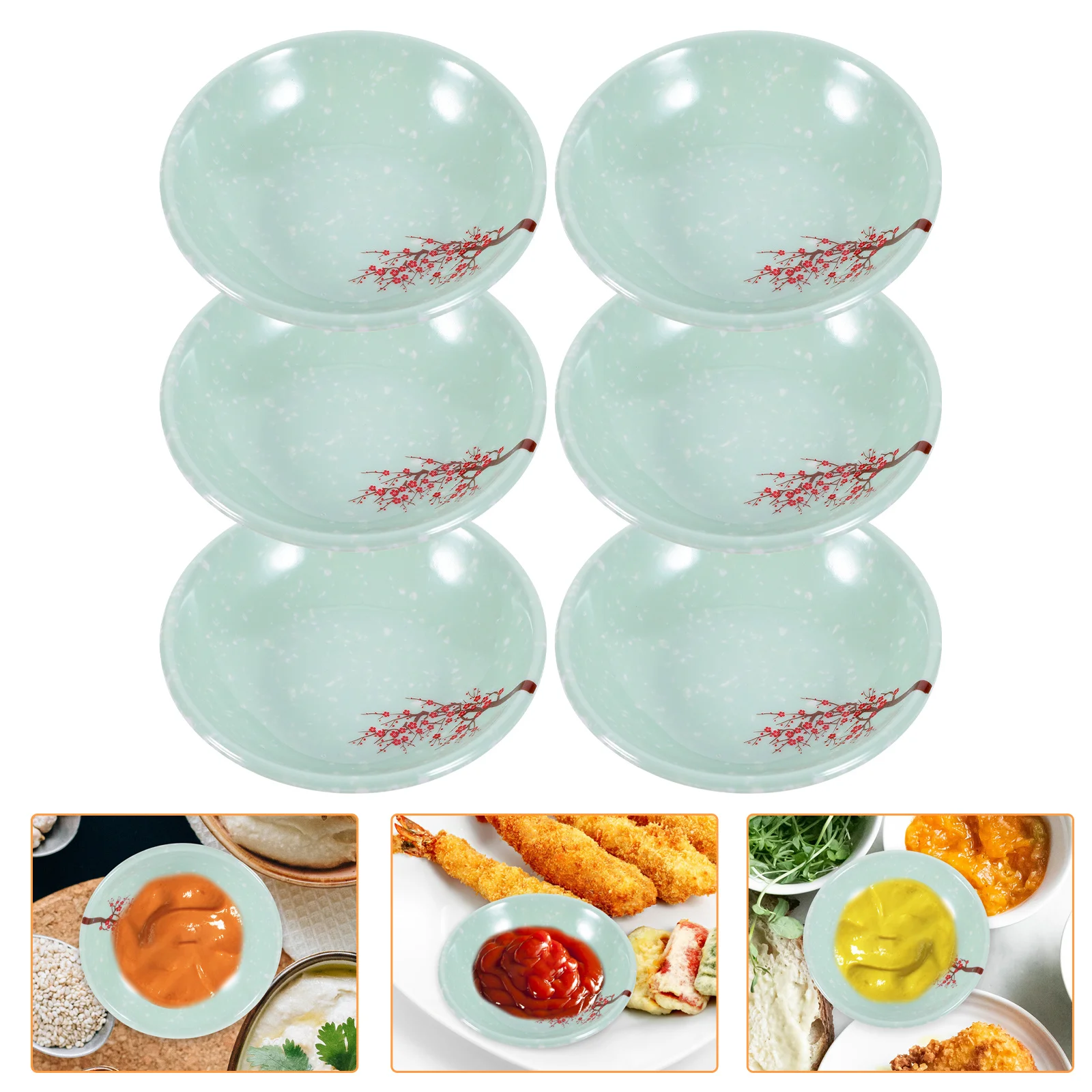 6pcs Condiment Dish Melamine Sauce Plates Reusable Dipping Dish For Restaurant Home Dining Outdoor Barbecue Picnic Kitchen
6pcs Condiment Dish Melamine Sauce Plates Reusable Dipping Dish For Restaurant Home Dining Outdoor Barbecue Picnic Kitchen