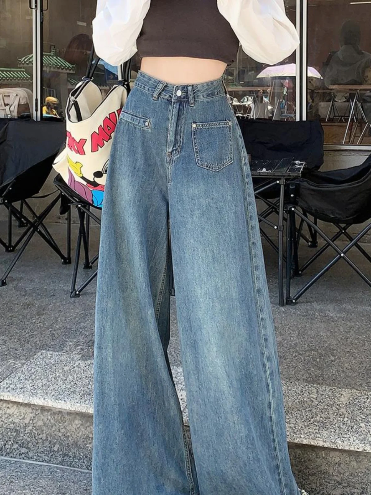 Американские джинсы в стиле ретро с рваными краями, женские, с высокой талией, утягивающие, больших размеров, прямые, длиной в пол
Американские джинсы в стиле ретро с рваными краями, женские, с высокой талией, утягивающие, больших размеров, прямые, длиной в пол