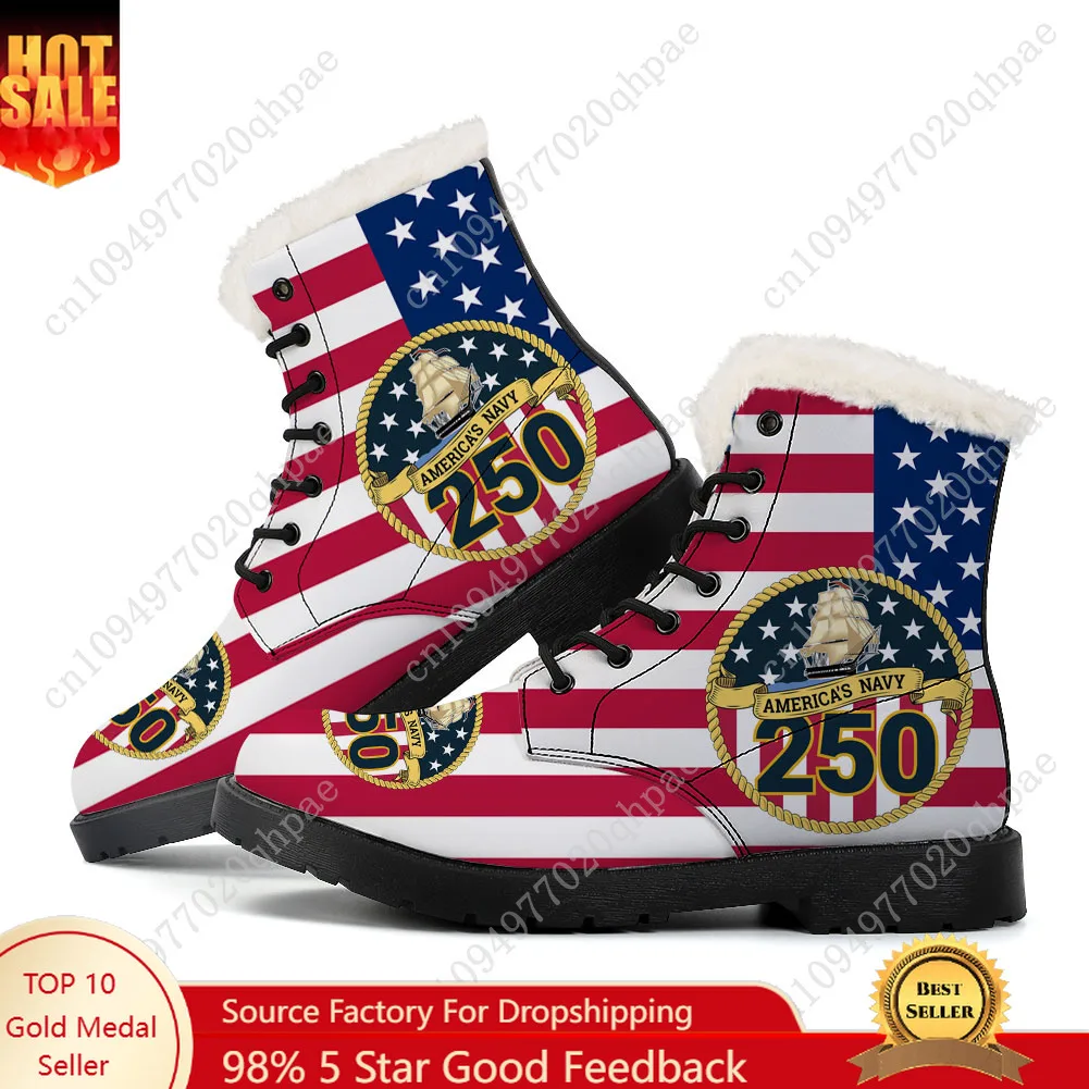 250th Anniversary United States Plush Boots Mens Womens Teenager Shoes Casual Boot Outdoor Light Print on Demand Customize Shoe
250th Anniversary United States Plush Boots Mens Womens Teenager Shoes Casual Boot Outdoor Light Print on Demand Customize Shoe