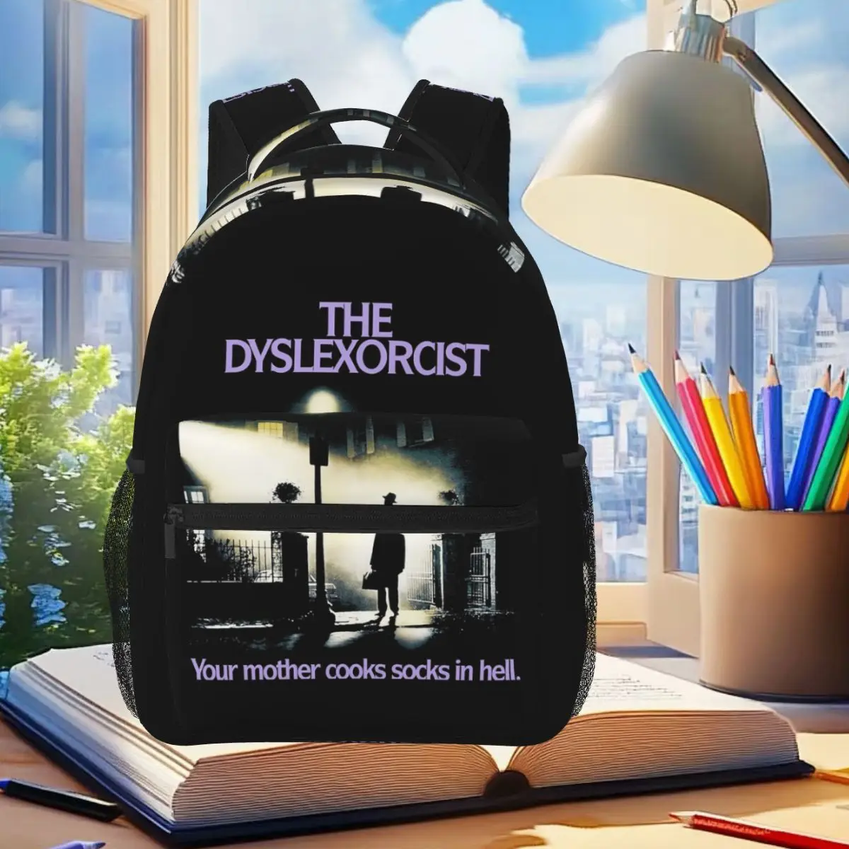 The Dyslexorcist The Exorcist Backpack Student Boys Girls BookBag Kids School Bag Laptop Shoulder Bags for Men Women
The Dyslexorcist The Exorcist Backpack Student Boys Girls BookBag Kids School Bag Laptop Shoulder Bags for Men Women