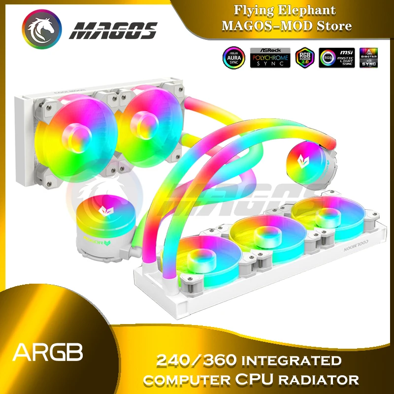 240/360 CPU Water Cooler AM5 Radiator Pc Computer Case Fan Integrated Water Cooling Heatsink For Intel LGA1700 1200 1151 AM3 AM4
240/360 CPU Water Cooler AM5 Radiator Pc Computer Case Fan Integrated Water Cooling Heatsink For Intel LGA1700 1200 1151 AM3 AM4