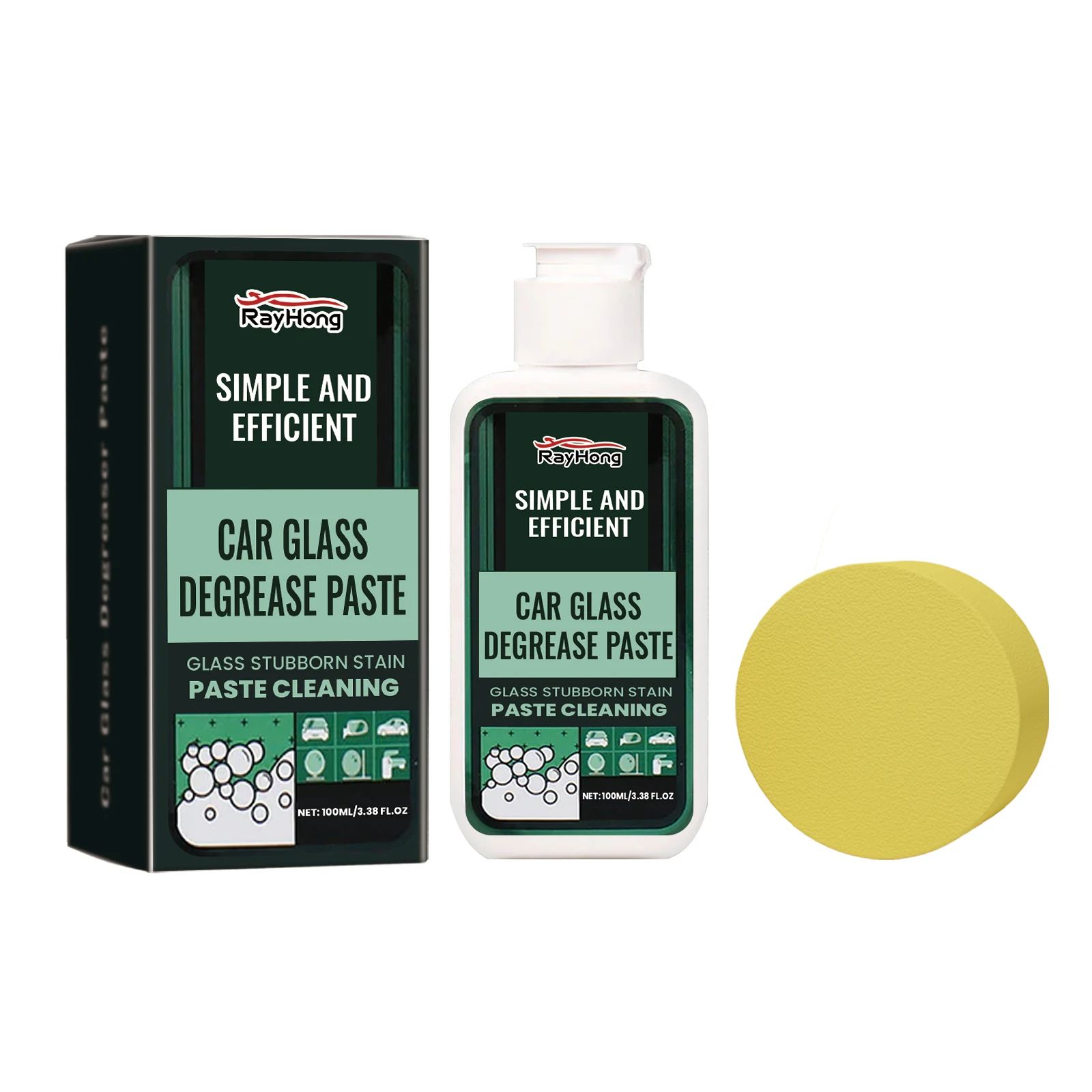 Automotive Glass Removal Ointment, Car Windshield Cleaning Decontamination Waterproof Window Rain Cleaning
Automotive Glass Removal Ointment, Car Windshield Cleaning Decontamination Waterproof Window Rain Cleaning
