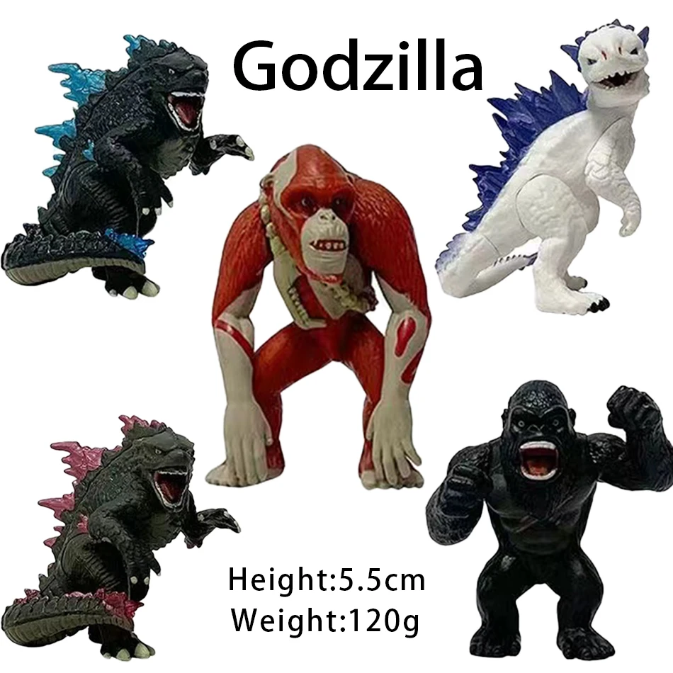 Hot 5 Pcs/Pack Godzilla VS King Kong 2 New Empire Action Figure New Arrival Monsters Model Gojira Ornaments Doll
Hot 5 Pcs/Pack Godzilla VS King Kong 2 New Empire Action Figure New Arrival Monsters Model Gojira Ornaments Doll