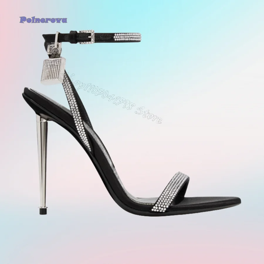 Blingbling Crystal Sandals Open Toe Leather Buckle High Heel Shoes Iron Root Women Shoes Party Heels2024 New Zapatos Para Mujere
Blingbling Crystal Sandals Open Toe Leather Buckle High Heel Shoes Iron Root Women Shoes Party Heels2024 New Zapatos Para Mujere