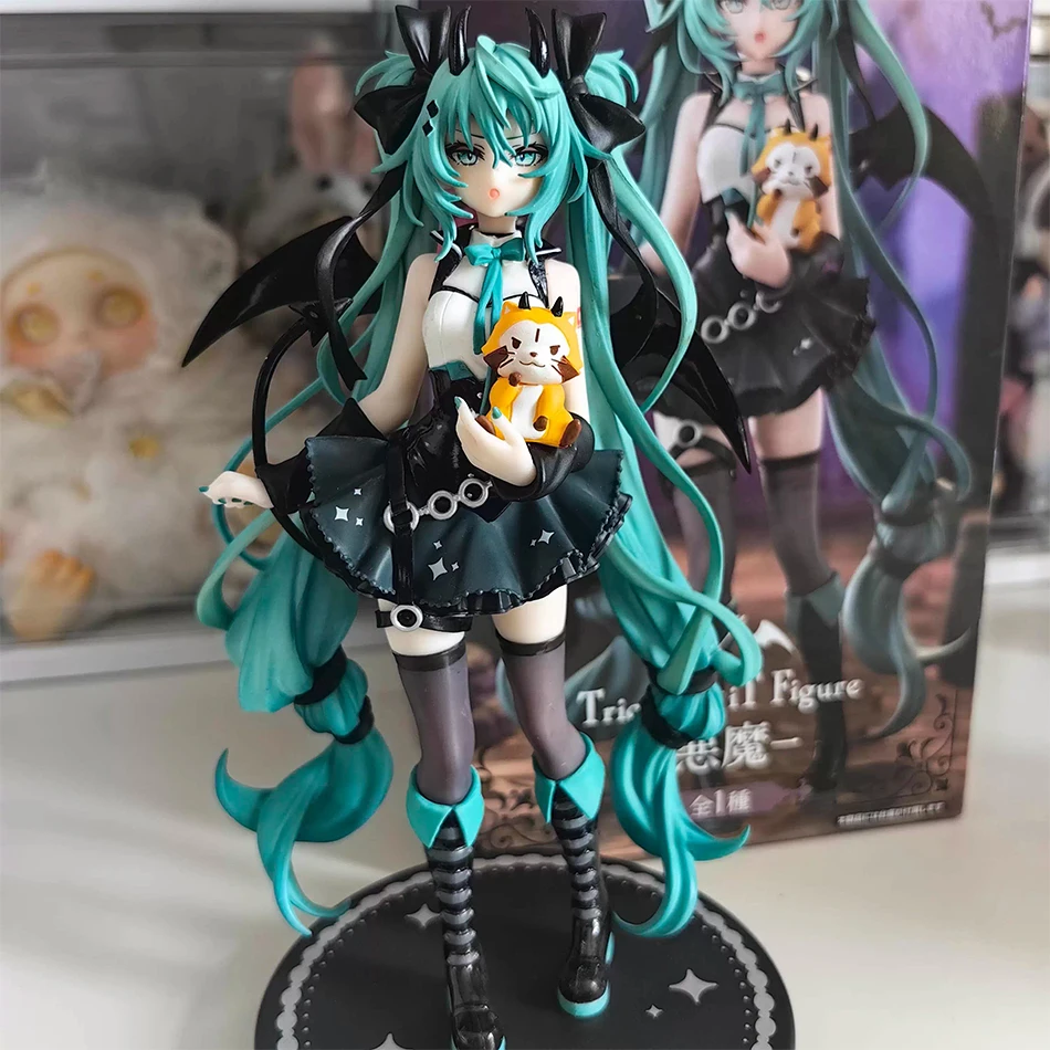 Аниме-фигурка красивой девушки Хацунэ Мику ручной работы: Дьявольская Хацунэ Мику, Хацунэ Мику с кошачьими ушками, милая ПВХ-модель ручной работы для декора
Аниме-фигурка красивой девушки Хацунэ Мику ручной работы: Дьявольская Хацунэ Мику, Хацунэ Мику с кошачьими ушками, милая ПВХ-модель ручной работы для декора