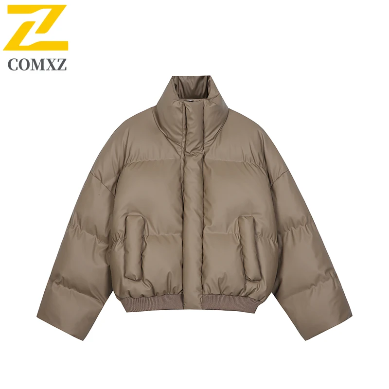 2025 New Winter Jacket Fashion Short Trendy Thicken Stand Collar Fleece Lined Coats Streetwear Lightweight Warm Coat Premium
2025 New Winter Jacket Fashion Short Trendy Thicken Stand Collar Fleece Lined Coats Streetwear Lightweight Warm Coat Premium