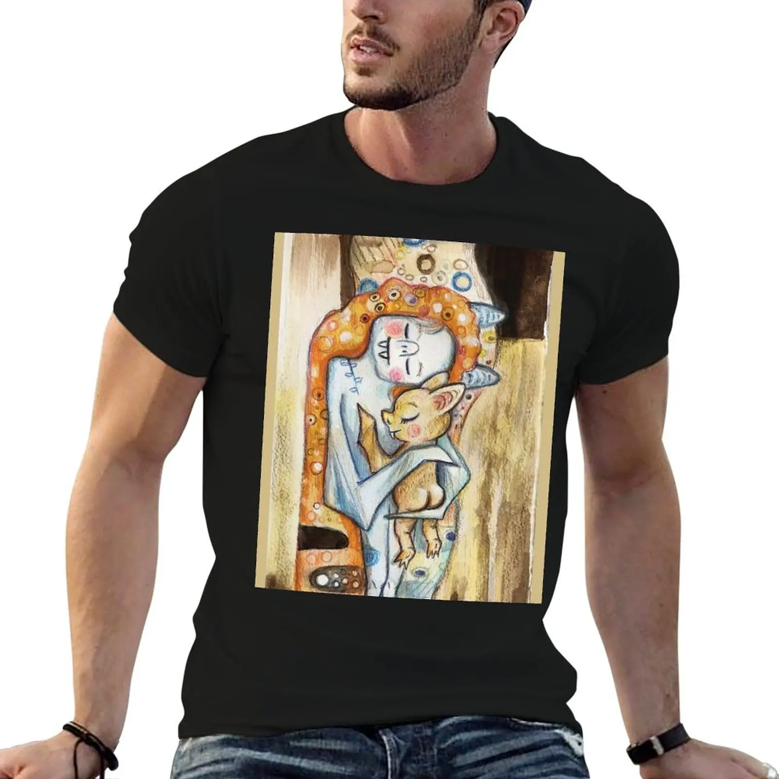 Bat Mother and Child after Klimt T-Shirt affliction shirts luxury designer summer top mens graphic t-shirts funny
Bat Mother and Child after Klimt T-Shirt affliction shirts luxury designer summer top mens graphic t-shirts funny