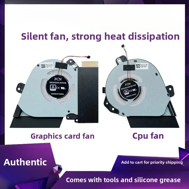 Brand New Original for ASUS ROG Zephyrus 15 GU502DU GX505DW GA505 DC5V Laptop CPU GPU Cooling Fan Replacement
Brand New Original for ASUS ROG Zephyrus 15 GU502DU GX505DW GA505 DC5V Laptop CPU GPU Cooling Fan Replacement