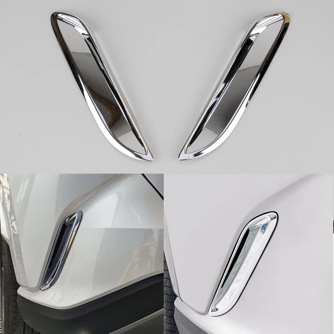 1 Pair Rear Bumper Air Vent Cover Molding Chrome Style ABS Fit for Lexus RX350 350h 500h 2023 2024
1 Pair Rear Bumper Air Vent Cover Molding Chrome Style ABS Fit for Lexus RX350 350h 500h 2023 2024