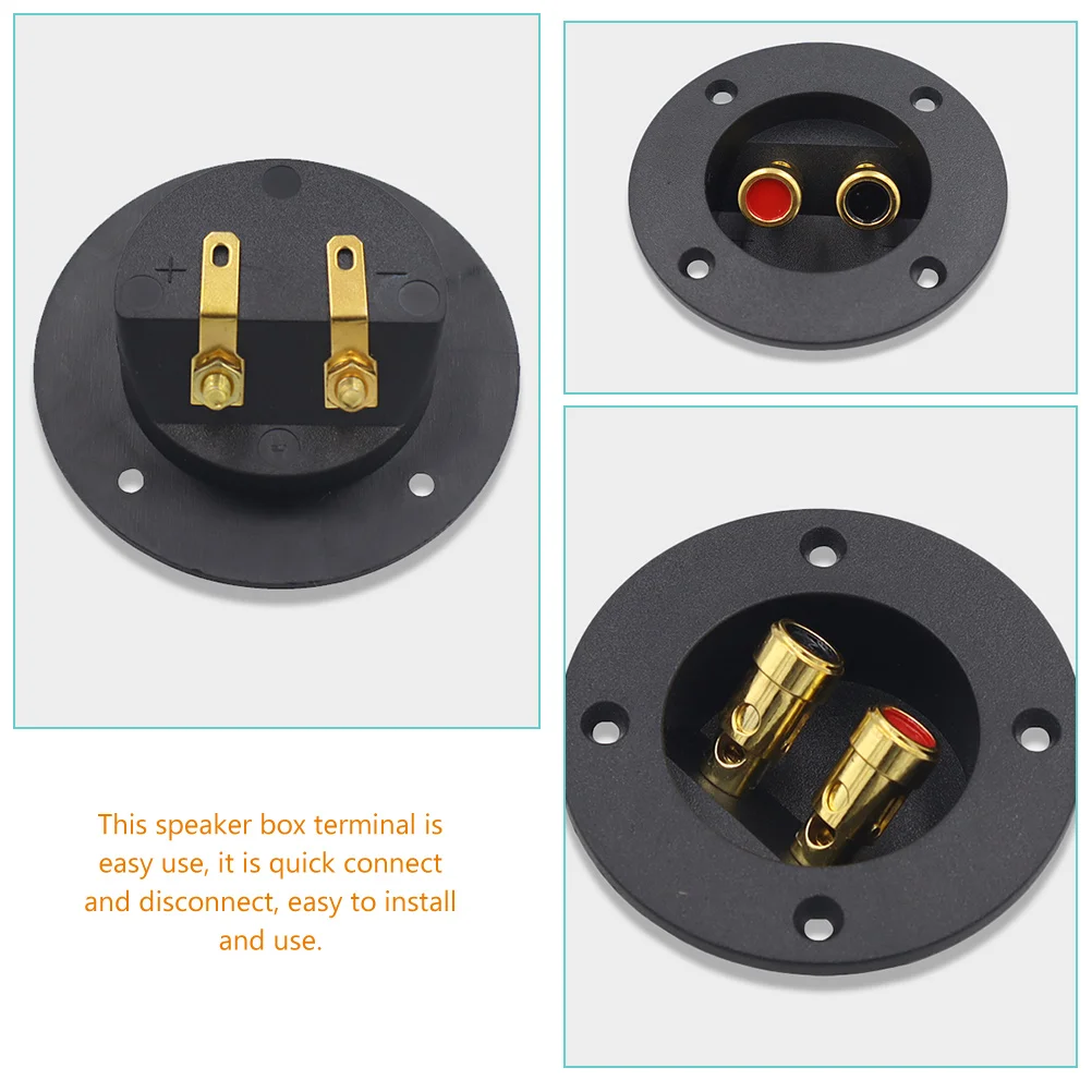 4 Pcs Spring-loaded Jack Connector Speaker Terminal Connectors Subwoofer Junction Box Abs
4 Pcs Spring-loaded Jack Connector Speaker Terminal Connectors Subwoofer Junction Box Abs