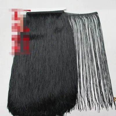 5 Yard/Lot 100CM black Long Polyester Lace Tassel Fringe Lace Trim Ribbon Sew Latin Dress Stage Garment Curtain DIY Accessories
5 Yard/Lot 100CM black Long Polyester Lace Tassel Fringe Lace Trim Ribbon Sew Latin Dress Stage Garment Curtain DIY Accessories