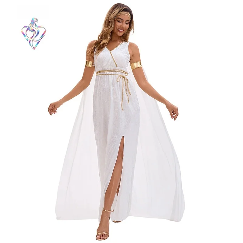 White Goddess Dress Ancient Mythology Theme Halloween Costume Athena Goddess Women's Fashion Traditional Chinese Ethnic Stage...
White Goddess Dress Ancient Mythology Theme Halloween Costume Athena Goddess Women's Fashion Traditional Chinese Ethnic Stage...