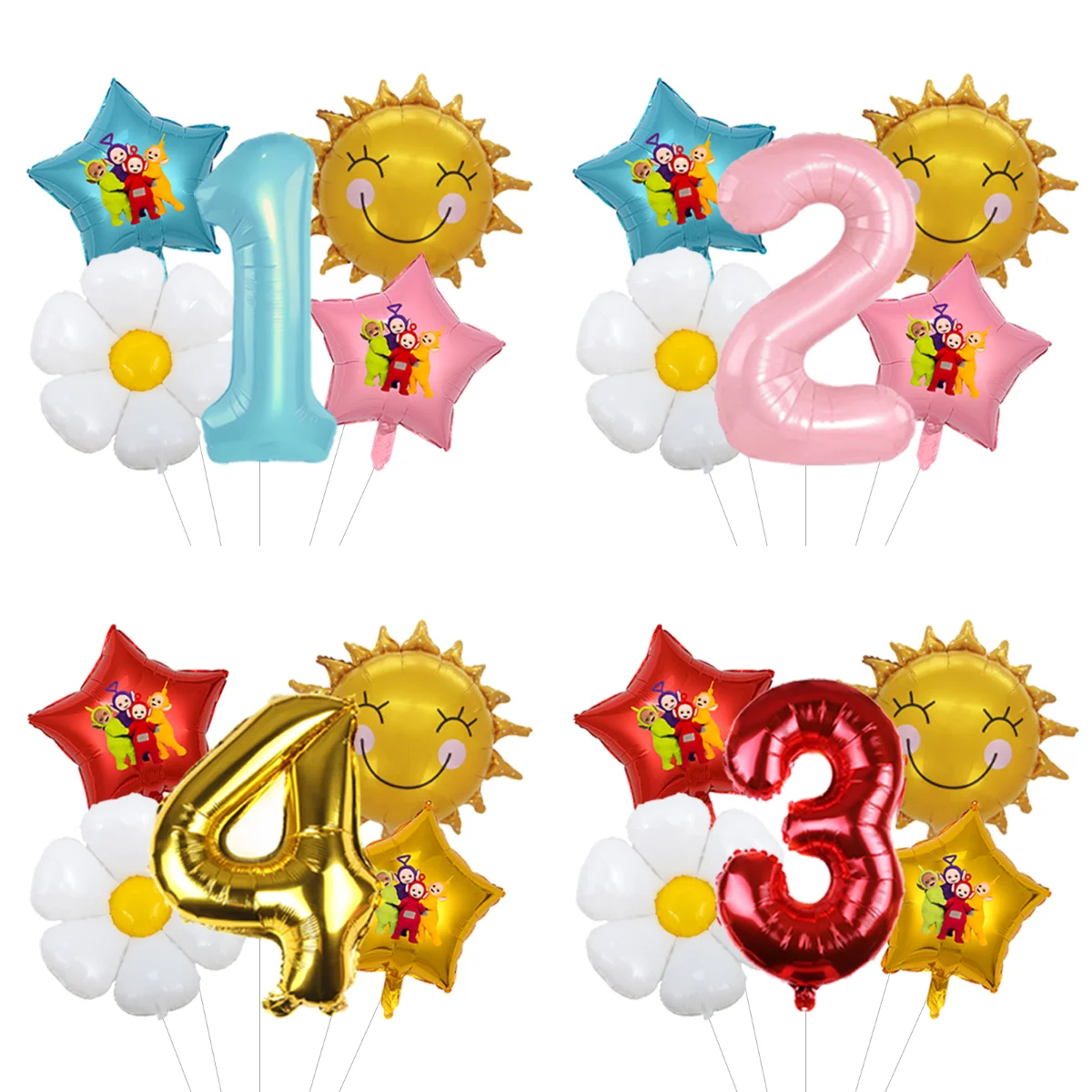 Teletubbies Oversized Balloon Set Foil Character Balloons Latex Globos Children Birthday Party Large Decor
Teletubbies Oversized Balloon Set Foil Character Balloons Latex Globos Children Birthday Party Large Decor