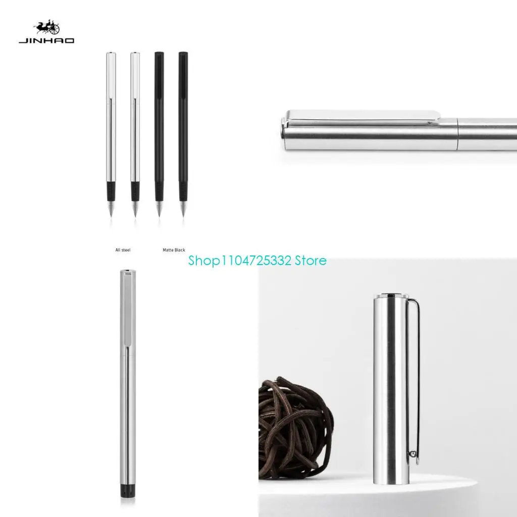 P5EA 65 Series Matte Black Steel Pen Fountain Pen School Student Office Gift Pens
P5EA 65 Series Matte Black Steel Pen Fountain Pen School Student Office Gift Pens