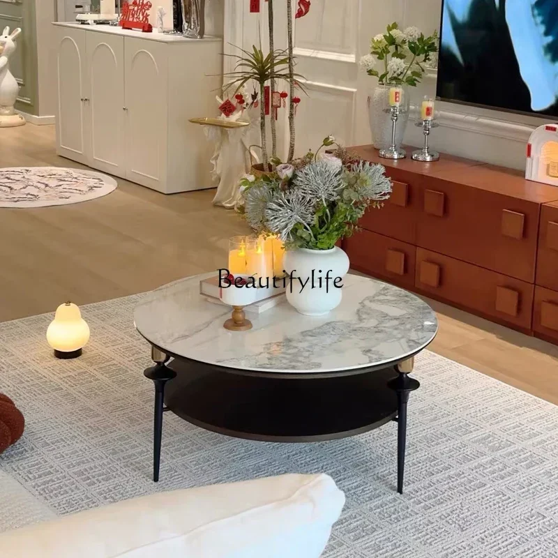 02 ls 18French retro high-end small apartment round coffee table modern living room art coffee table
02 ls 18French retro high-end small apartment round coffee table modern living room art coffee table