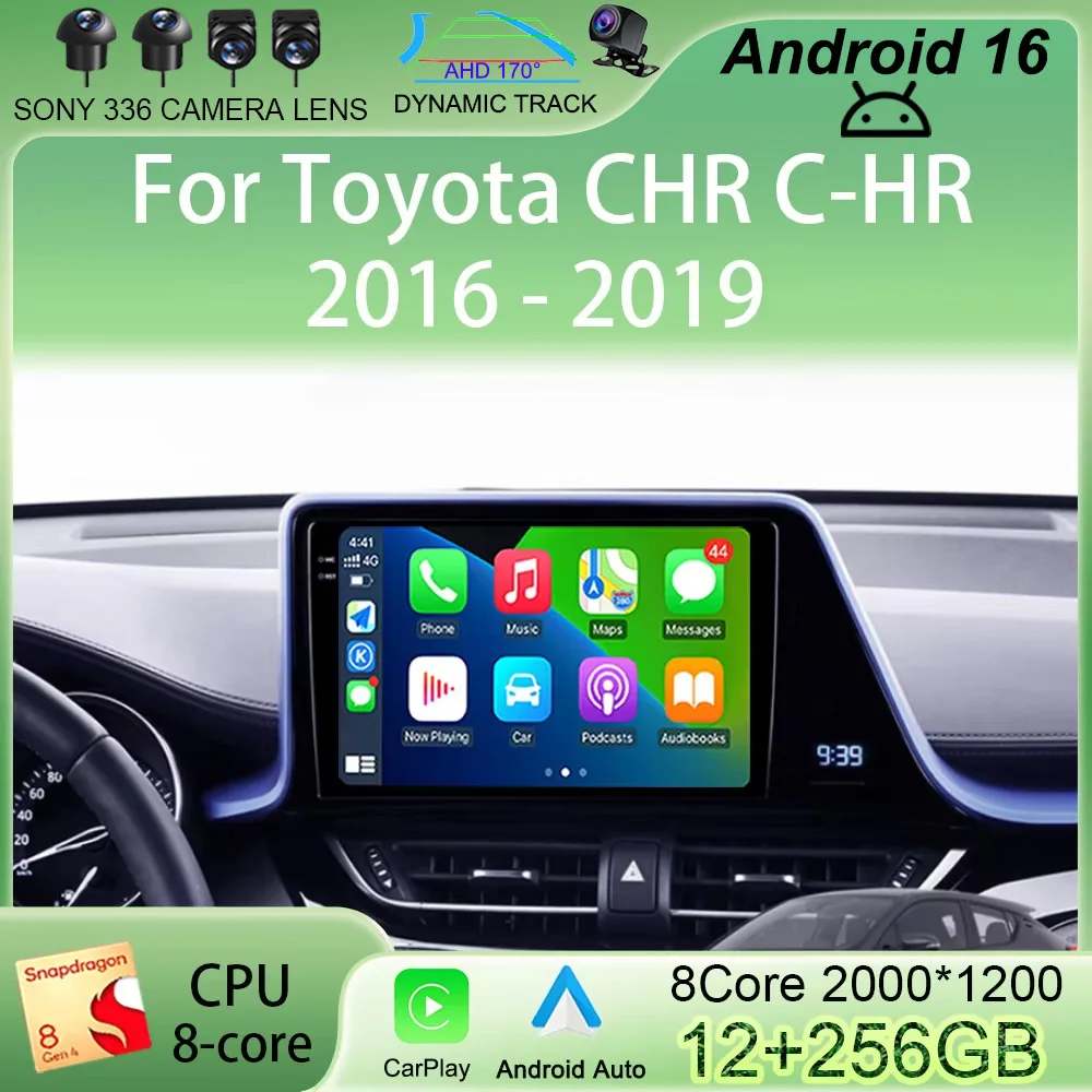 Автомагнитола Android 16 для Toyota CHR C-HR 2016 2017 2018 2019 с GPS-навигацией, мультимедиа, видеоплеером, поддержкой CarPlay, без DVD
Автомагнитола Android 16 для Toyota CHR C-HR 2016 2017 2018 2019 с GPS-навигацией, мультимедиа, видеоплеером, поддержкой CarPlay, без DVD