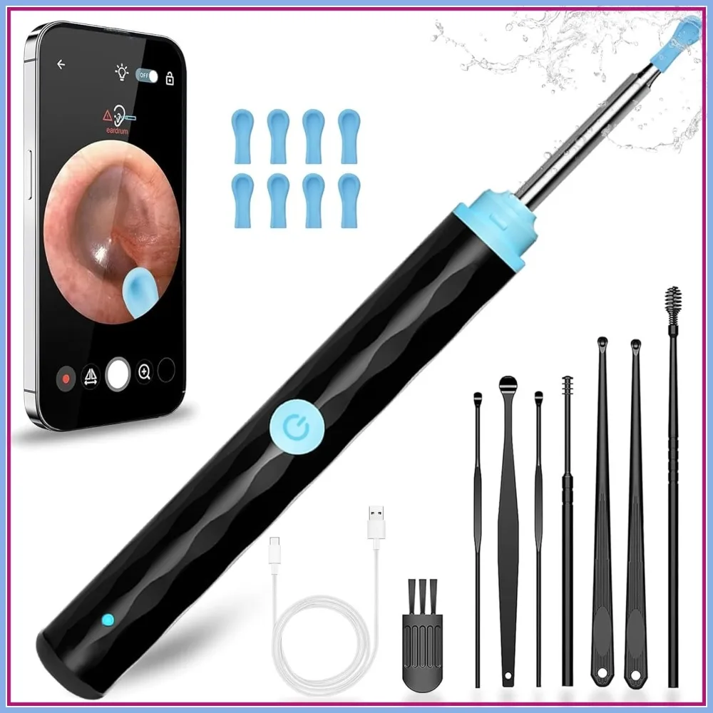 Ear Wax Removal Tool with 1296P Camera, Safe Ear Cleaning Kit for iPhone, Android
Ear Wax Removal Tool with 1296P Camera, Safe Ear Cleaning Kit for iPhone, Android