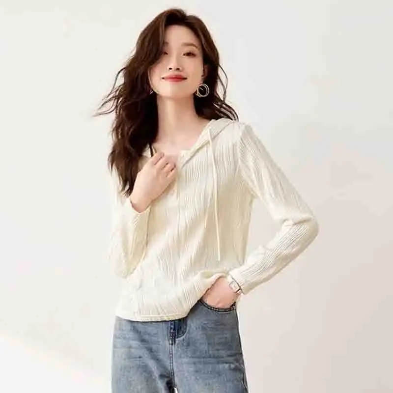 Female Design sense Hooded Long Sleeved Pullover Hoodie Women Korean Spring Autumn New Fashion Pullover Hooded Hoodie tops
Female Design sense Hooded Long Sleeved Pullover Hoodie Women Korean Spring Autumn New Fashion Pullover Hooded Hoodie tops
